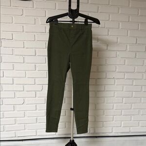 Olive Green Skinny Pants